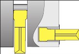 Plaquette standard (&eacute;bauche) de 2 mm avec 0&deg; de coupe.