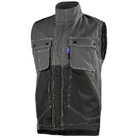Gilet craft worker gris charcoal, 65% coton 35% polyester 280 gr/m&sup2;
