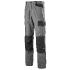 Pantalon craft worker, gris convoy/noir, 65% coton 35% polyester 280 gr/m²
